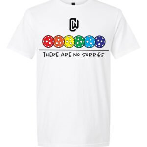 Court Warrior - Super Soft Tee: No Sorries in Pickleball