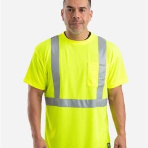 Men's Hi-Vis Class 2 Performance Pocket T-Shirt