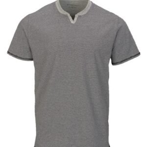 Men's Striped V-Notch T-Shirt