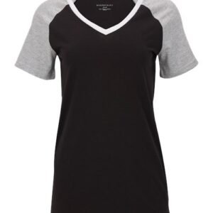 Women's Colorblocked V-Neck T-Shirt