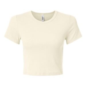 Women's Baby Rib Cropped Tee