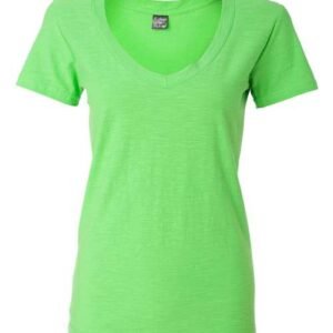 Women's V-Neck Slub T-Shirt