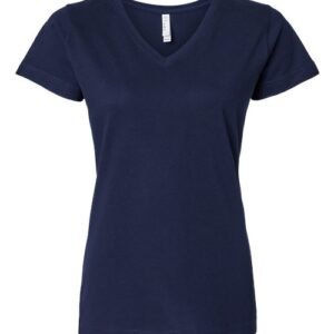 Women's Fine Jersey V-Neck Tee