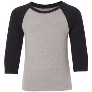 Youth CVC Three-Quarter Sleeve Raglan T-Shirt