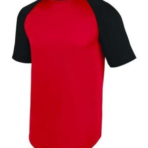 Youth Wicking Short Sleeve Baseball Jersey