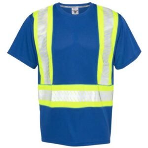 Unisex EV Series® Enhanced Visibility Contrast Pocket T-Shirt