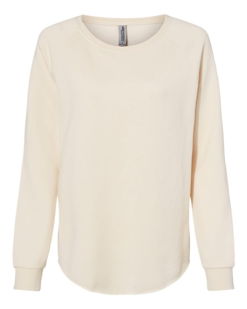 Custom Independent PRM2000 Women's Wave Wash Crewneck
