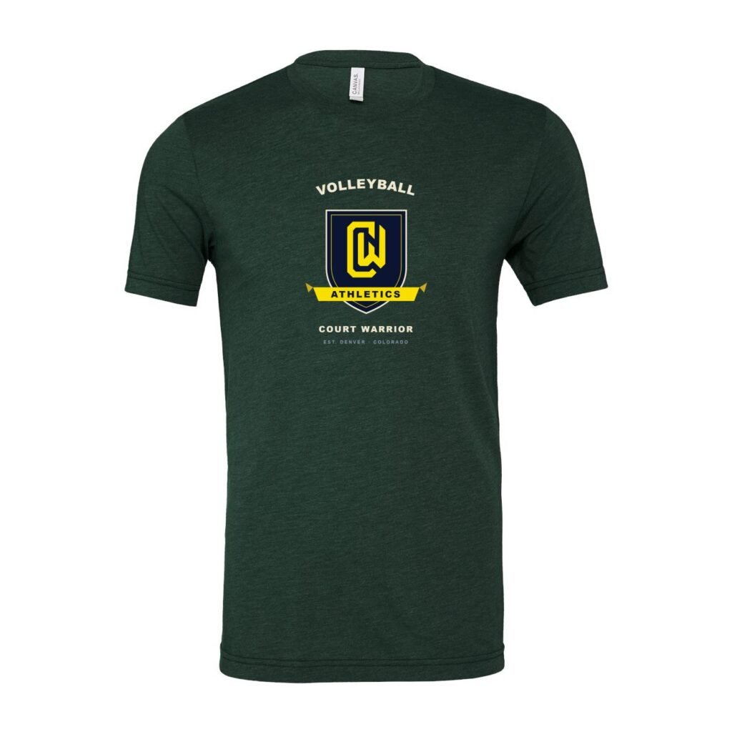 Court Warrior Volleyball Tee
