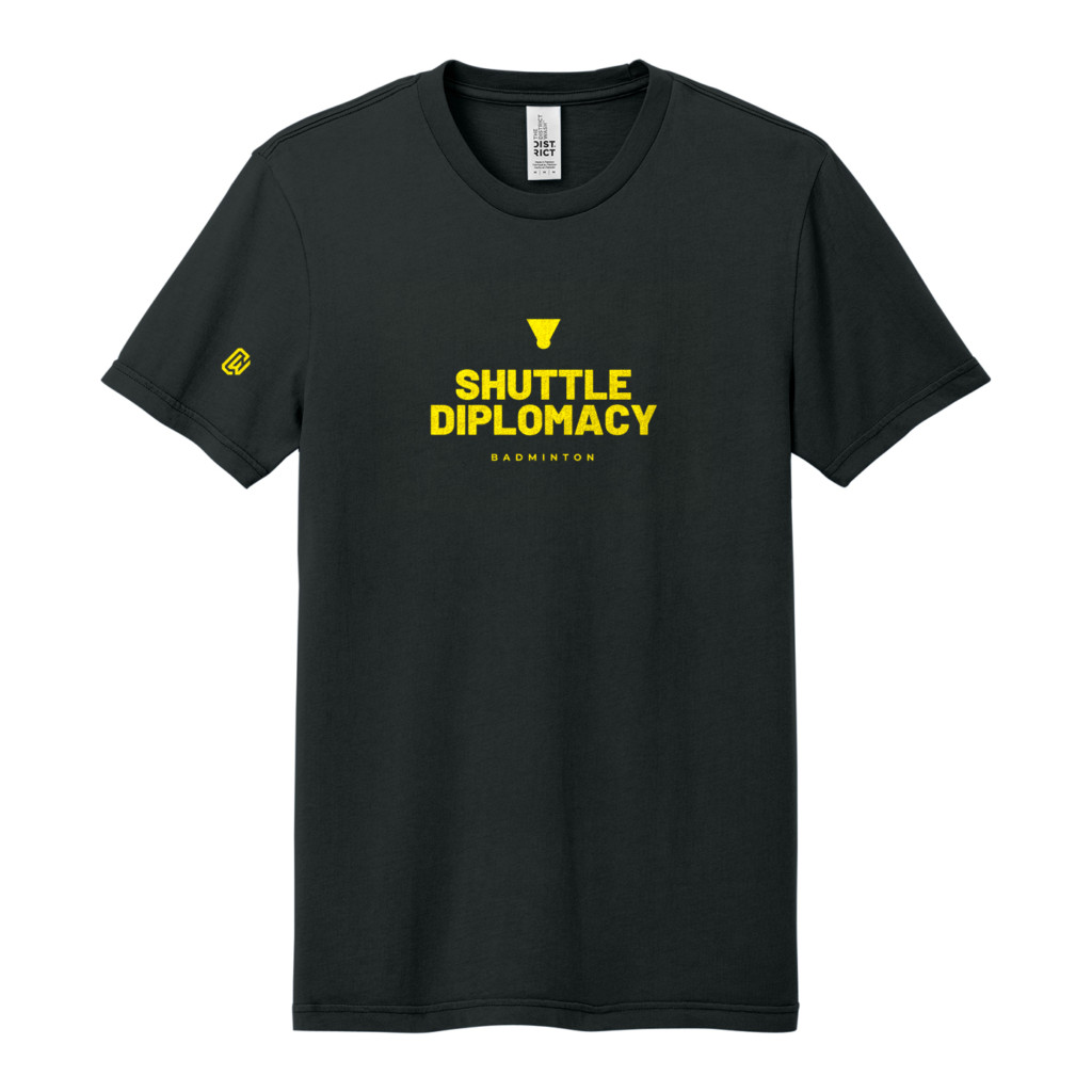 Court Warrior Badminton Tee — Shuttle Diplomacy