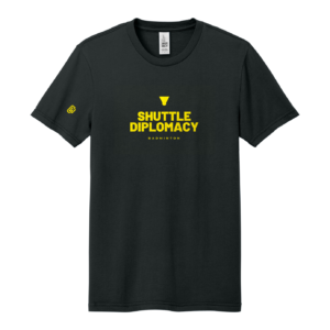 Court Warrior Badminton Tee — Shuttle Diplomacy