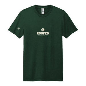 Court Warrior Volleyball Tee — Roofed
