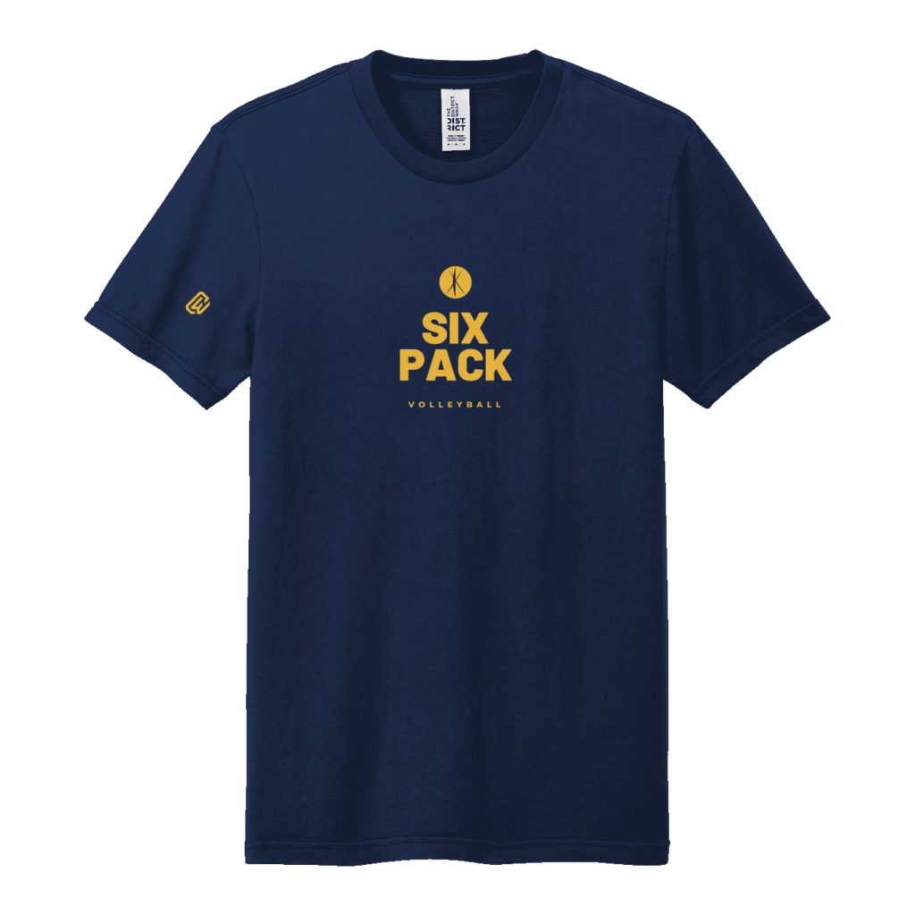 Court Warrior Volleyball Tee — Six Pack