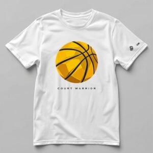 Court Warrior Basketball Tee — Faceted