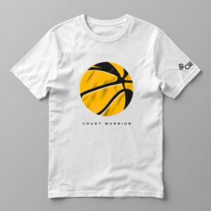 Court Warrior Basketball Tee — Abstract