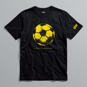 Court Warrior Futsal Tee — Black
