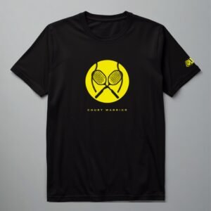 Court Warrior Tennis Tee — Sharp Graphic