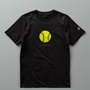Court Warrior Tennis Tee — Ball Graphic