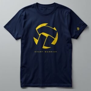 Court Warrior Volleyball Tee — Polygonal