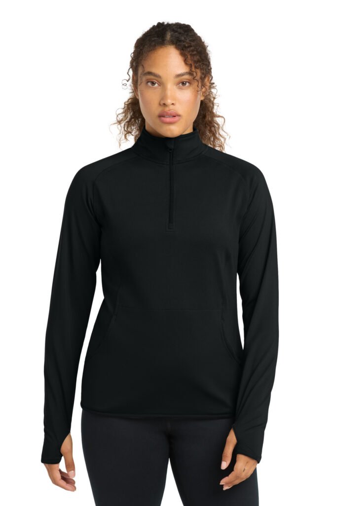 Custom Sport-Tek LST850 Women's Stretch Half-Zip