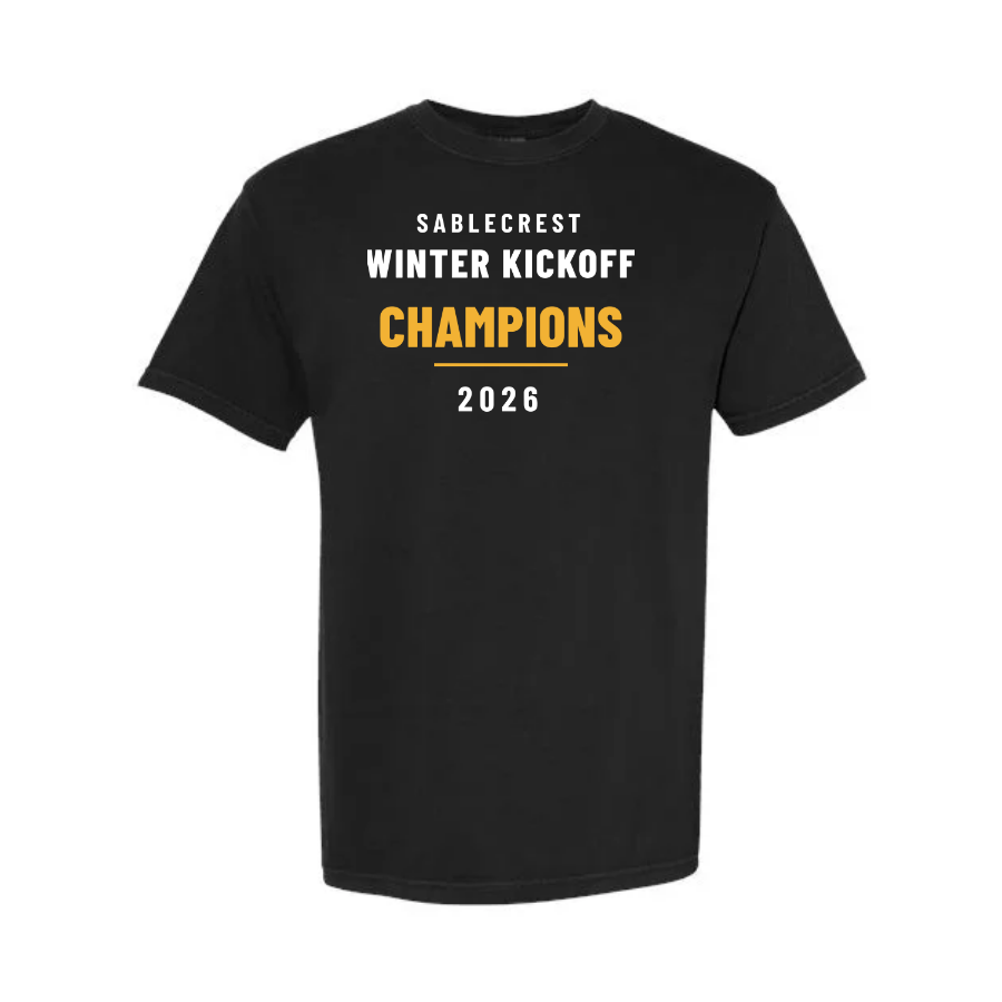 Champions tee — Sablecrest Volleyball Club