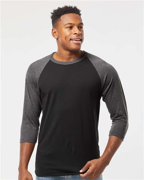 Custom Tultex 245 Unisex Fine Jersey Raglan T-Shirt