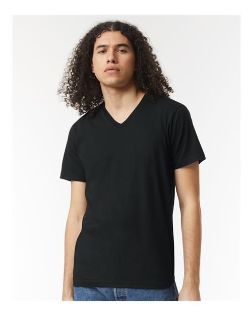 Custom American Apparel 2006CVC Unisex CVC V-Neck Tee