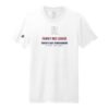 Court Warrior tee, Family Rec League design, White / Navy + Burgundy