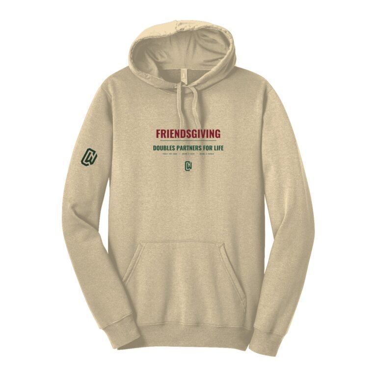 Friendsgiving Doubles Pickleball Hoodie