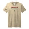 Court Warrior tee, Friendsgiving Doubles design, Sand / Forest + Burgundy