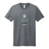 Court Warrior tee, Gift Tag design, Storm Grey / White + Forest