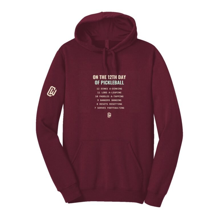 On the 12th Day of Pickleball Pickleball Hoodie