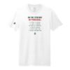 Court Warrior tee, On the 12th Day of Pickleball design, White / Forest + Red
