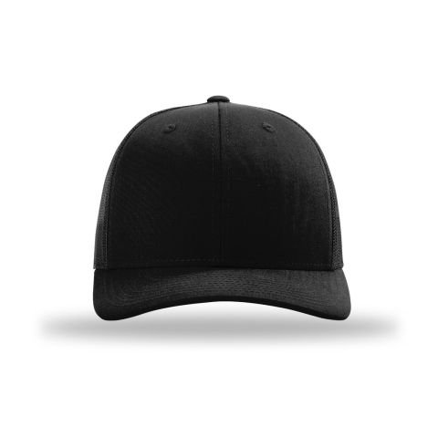 Black trucker hat