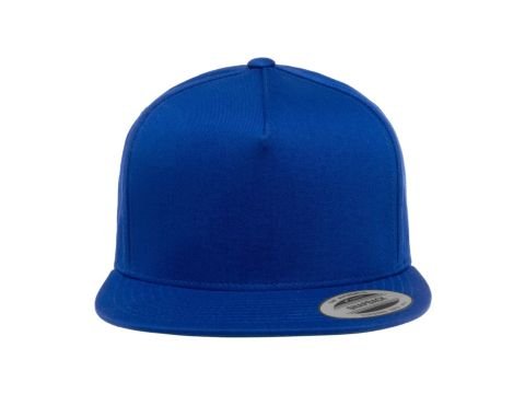 Five-Panel Cotton Twill Snapback Cap