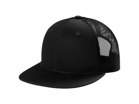 Snapback Flat Bill Trucker Cap