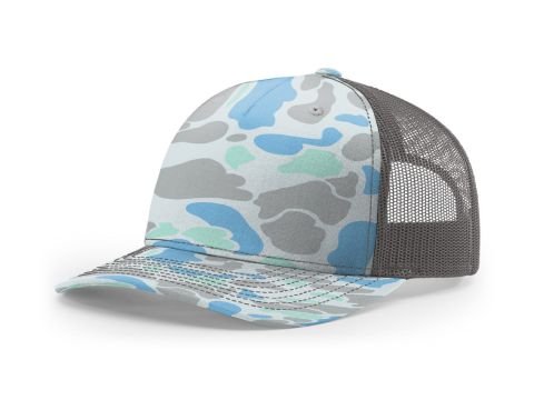 Printed Five-Panel Trucker Cap