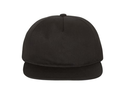 Lightly-Structured Five-Panel Snapback Cap