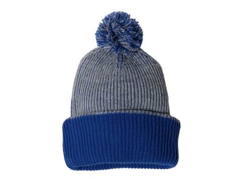 12" Speckled Pom-Pom Cuffed Beanie