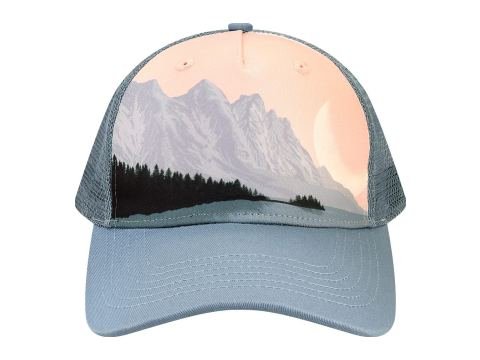 Printed Five-Panel Trucker Cap