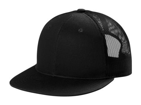 Snapback Flat Bill Trucker Cap