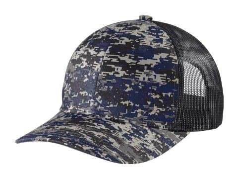 Port Authority C404 Digi Camo Snapback Trucker Cap