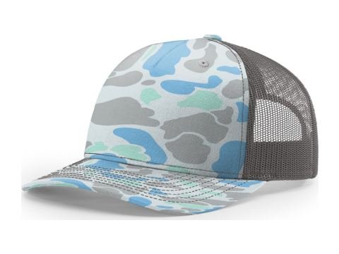 Printed Five-Panel Trucker Cap