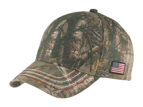 Port Authority C909 Americana Contrast Stitch Camouflage Cap